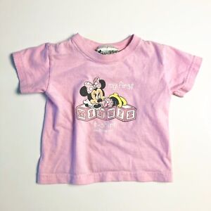 Gr 62-92 Baby Shirt und Hose Set Langarmshirt Pink Disney Minnie Maus 