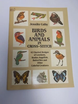 1983 Birds and Animals in Cross-stitch    by Jennifer Colby  - Image 1 of 4