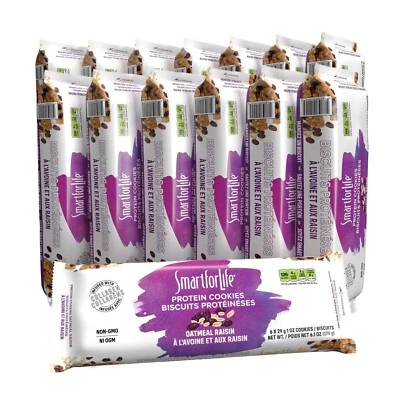Smart for Life Oatmeal Raisin Diet Cookies, 2 Week Meal Replacement - Pack of 14 - Image 1 of 4