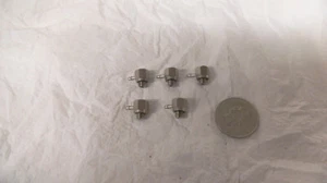 Qty 5 pcs Beswick Adjustable L fittings 10-32 male x 1/16 hose Ni plated Brass - Picture 1 of 1