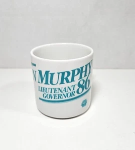 Taza de café de colección Evelyn Murphy 1986 vicegobernador campaña Massachusetts - Imagen 1 de 4