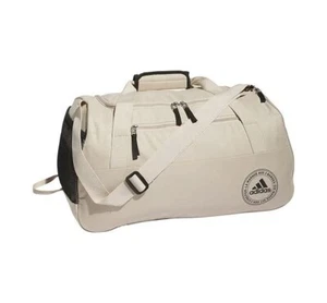 NEW adidas Squad 5 Duffel Bag, Wonder Beige / Black - Picture 1 of 4