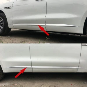 fits Jaguar F-pace 2017-2020 Matte Body Door Side Molding Line Cover Trim 6pcs - Bild 1 von 8