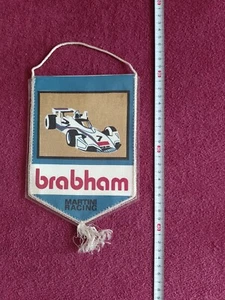 Old Motoring Pennant : Formula 1 - BRABHAM MARTINI RACING - F1 Team - Picture 1 of 1