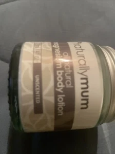NaturallyMum Magnesium Body Lotion Natural & Vegan Topical Cream unscented 4oz - Picture 1 of 3