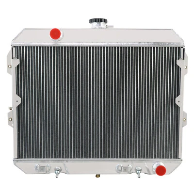 3-Row Aluminum Radiator For 1981-1983 Nissan Datsun 280ZX,L28E 2.8L L6 GAS AT/MT Foto 1 de 4