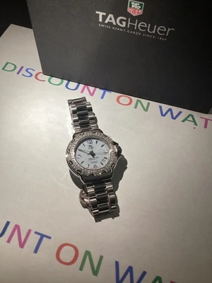 Reloj para dama TAG Heuer Formula 1 WAC1215 esfera blanca acero inoxidable cuarzo 37 mm Foto 1 de 4