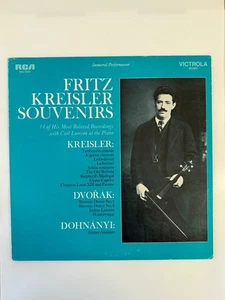 RCA Victrola Fritz Kreisler Souvenirs Vinyl Record VIC-1372 Mono 33RPM - Bild 1 von 4