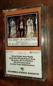 The Spirit Of Christmas Mormon Tabernacle Choir Condie Cassette Columbia Sealed - Picture 1 of 3