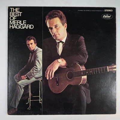 Merle Haggard - The Best of Merle Haggard 12" Record 1967 Capitol Country 33RPM Foto 1 de 2