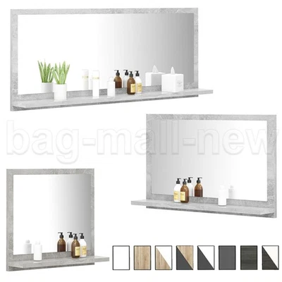 Badspiegel mit Ablage Wandspiegel Badezimmerspiegel Badezimmer Spiegel Badmöbel - Bild 1 von 4