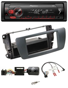 Pioneer DAB 1DIN MP3 Lenkrad USB Autoradio für Seat Ibiza azabacheschwarz - Bild 1 von 8