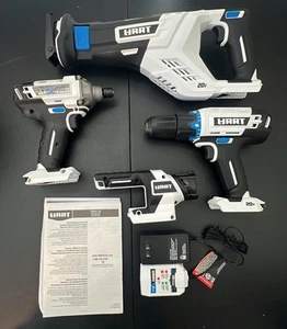 Kit combinato 4 utensili Hart 20V + caricatore + 20 volt spedizione gratuita (senza batteria) - Foto 1 di 8