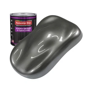 Restoration Shop - Dark Charcoal Metallic Acrylic Urethane Auto Paint - Quart... - Picture 1 of 5