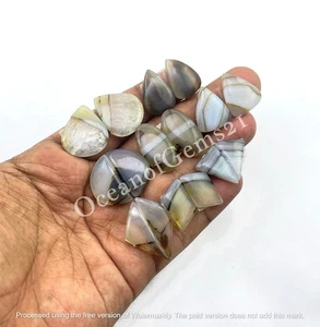Pares de ágata natural Montana de 100 quilates cabujón de piedra, 4 piezas, piedras preciosas sueltas - Imagen 1 de 9