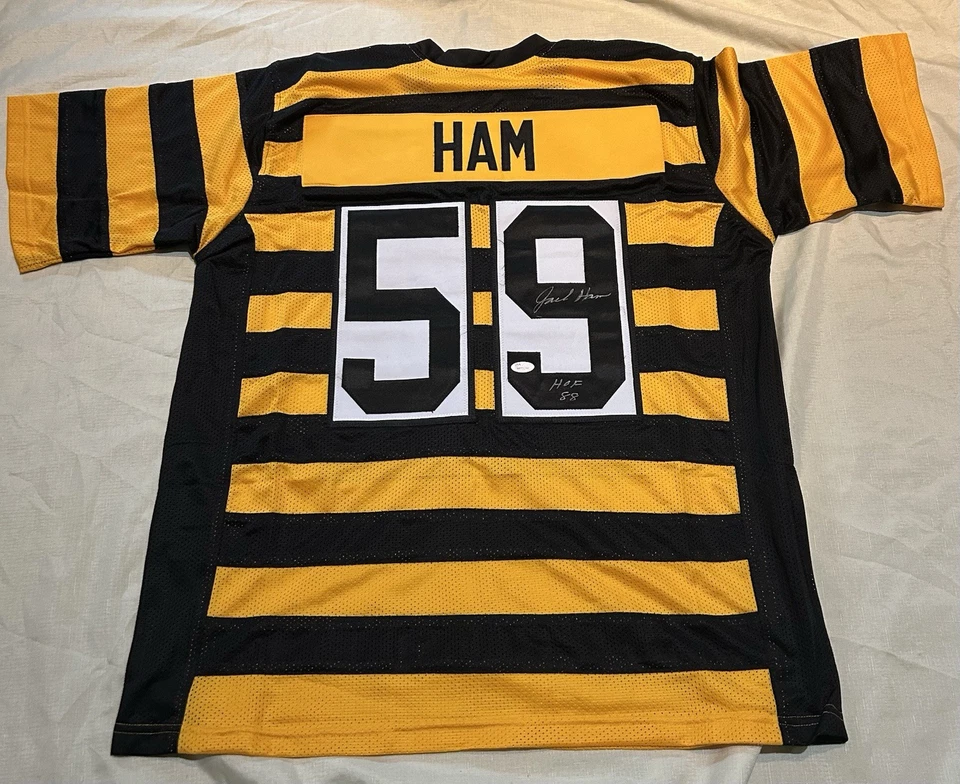 Jack Ham signed custom Jersey autograph With JSA size XL CERTIFIED - Image 1 of 1