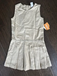 Gymboree Little Girls Size 7 Khaki Uniform Jumper. NWT. Free Shipping! - Picture 1 of 6