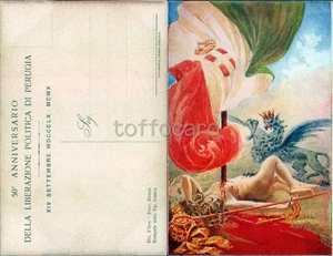 PERUGIA CITTA'-RISORGIMENTO COMMEMORATIVA LIBERAZIONE 1860 1910-D16-5 - Foto 1 di 1