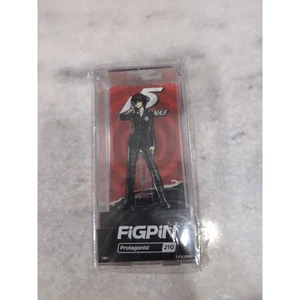 FiGPiN #210 Persona 5: Protagonist- Collectible Pin, Premium Display Case, Seal - Picture 1 of 5
