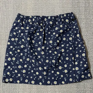 Duluth Trading Co. Heirloom Gardening Skort Floral Navy Blue Stretch XL Outdoor - Picture 1 of 10