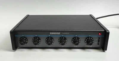 Shure M268 4 Channel Microphone Mixer - Black - Image 1 of 4