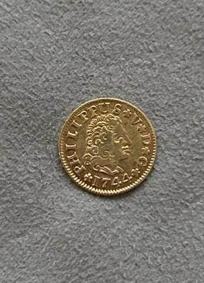 1744 Philippus V D G  Hispaniarum Rex - Image 1 of 3