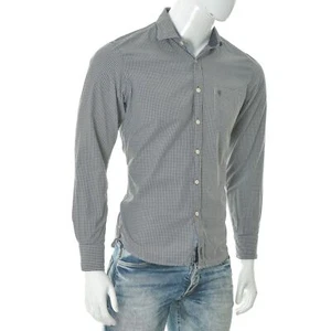 Marc O Polo Men's Soft Peach Regular Fit Shirt One Pocket Gingham Long Sleeve M - Picture 1 of 7
