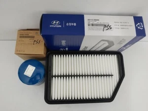 GENUINE HYUNDAI IX35 SUV 2.OL & 2.4L PETROL FILTER PACK(OIL FILTER + AIR FILTER) - Picture 1 of 7