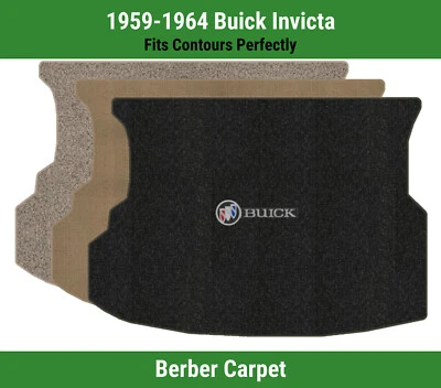 Tapete de porta-malas Lloyd Berber para '59-64 Invicta com Buick Multi Shield com prata no gráfico - Imagem 1 de 4
