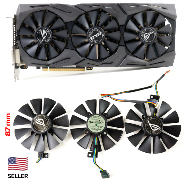 87MM FDC10H12D9-C RX6800 Replacement Graphics Card GPU Fan For