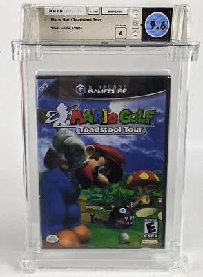Graded Mario Golf Toadstool Tour Nintendo GameCube Target Tour WATA 9.6 A - Image 1 of 3