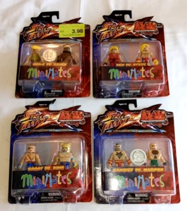 Minimates Street Fighter x Tekken Ken Guile King Raven Sagat & More Complete Set - Bild 1 von 14