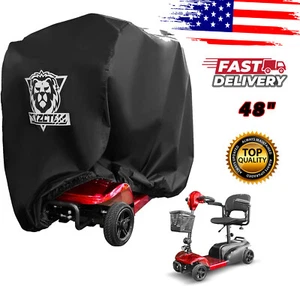 Scooter Cover Large Mobility All Weather Electric Wheelchair 4 Wheel Waterproof - Picture 1 of 13