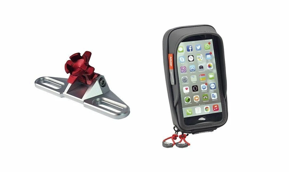 GIVI KIT SUPPORTO+PORTASMARTPHONE+VITI TRIUMPH SPEED TRIPLE 1050 2011-2015 Foto 1 de 1