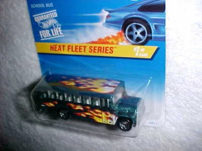 Autobús escolar serie flota térmica Hot Wheels escala 1/64 muy buen estado nuevo autobús diecast hw Foto 1 de 2