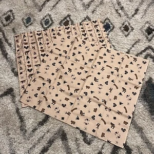 2 Fabric Remnant Canoe Moose Scenes Coordinating Pieces - Picture 1 of 12