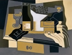 Oil painting Juan Gris - Coffee Grinder hand painted on canvas no framed canvas - Picture 1 of 1