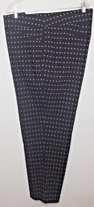 Charter Club Navy Embroidered Cambridge Slim Pants Stretch Women's Size 28W NWOT - Picture 1 of 4