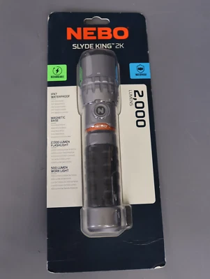 Linterna recargable y luz de trabajo Nebo Slyde King 2K | 2000 lúmenes... - Imagen 1 de 2
