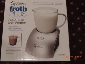 ☕️Capresso Froth Plus Automatic Milk Frother Larger Capacity Model 204 Brand New - Picture 1 of 1