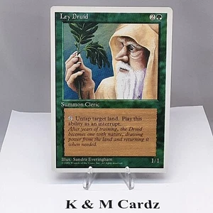 MTG - 4th Edition - Ley Druid - Uncommon - Lightly Played - Picture 1 of 5