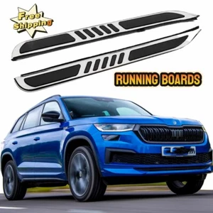 2PCS Side Step Running Boards Fits for Skoda Kodiaq 2017-2023 Nerf Bar Pedals - Bild 1 von 9