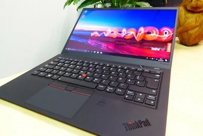 Lenovo Thinkpad X1 Carbon G6 I7-8550U Wqhd-Hdr 16G 1Tb Win Captain Notebook - Image 1 of 4