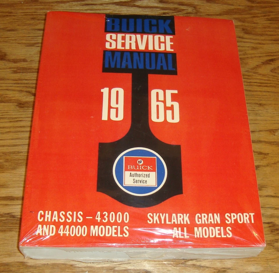 1965 Buick Chassis Manual de Serviço 65 43000 44000 Skylark Gran Sport - Imagem 1 de 1