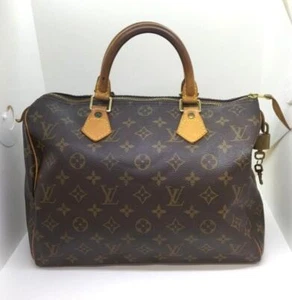 Louis Vuitton Monogram Speedy 30 M41526 Mini Boston Handbag Auth #4 - Picture 1 of 23