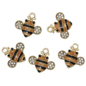 Hummel Charms - Käfer/Insekten Verzierungen - Shelly's Knöpfe - Basteln Schmuck - Bild 1 von 4