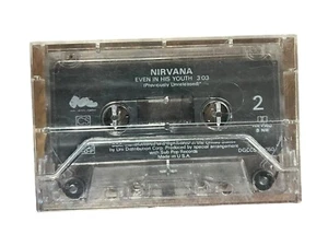 Nirvana Smells Like Teen Spirit Cassette Single Even in His Youth Geffen 1991 - Picture 1 of 2