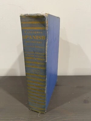 Velazquez Spanish English Languages Dictionary | 1st Part 1948 w/Personal Letter - Image 1 of 4