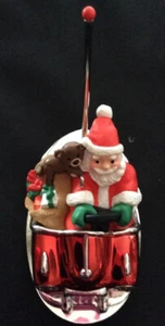 Hallmark 1998 Here Comes Santa 20th Santa's Bumper Car Ornament - Picture 1 of 8