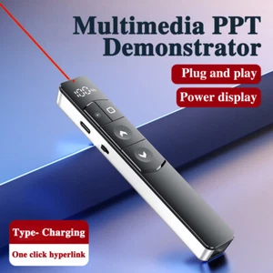 Wireless USB Powerpoint Presentation Remote PPT Flip Pen Laser Pointer Clicker - Picture 1 of 18